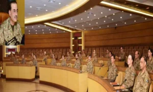 فیلڈ مارشل کی زیر صدارت کور کمانڈرز کانفرنس، بھارت ہائبرڈ وارفیئر کے ذریعے پاکستان میں بدامنی پھیلانے کی کوشش کر رہا