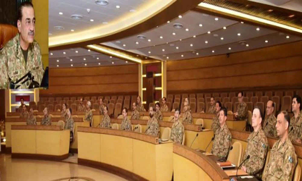 فیلڈ مارشل عاصم منیر کی زیر صدارت کور کمانڈرز کانفرنس