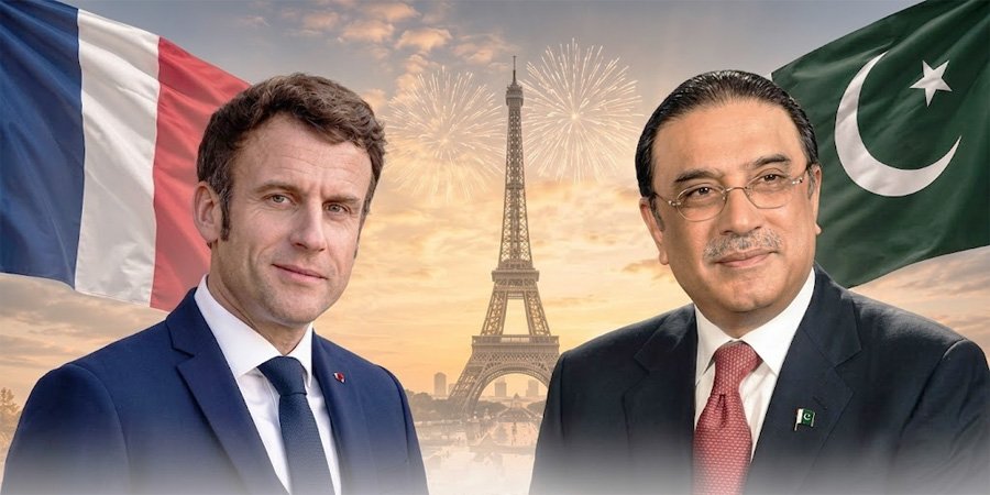 فرانس کے قومی دن پر مبارکباد کا پیغام دیتے ہوئے صدر آصف علی زرداری