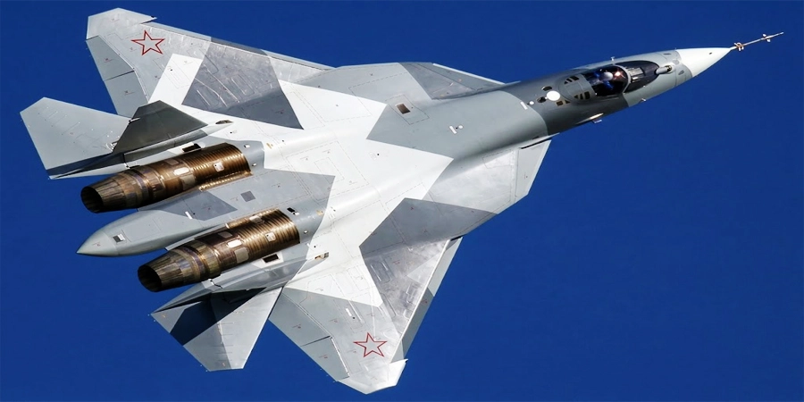 روسی جدید جنگی طیارہ Su-57 گر کر تباہ
