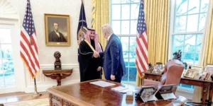 سعودی وزیر دفاع ٹرمپ ملاقات کے دوران اہم سفارتی گفتگو