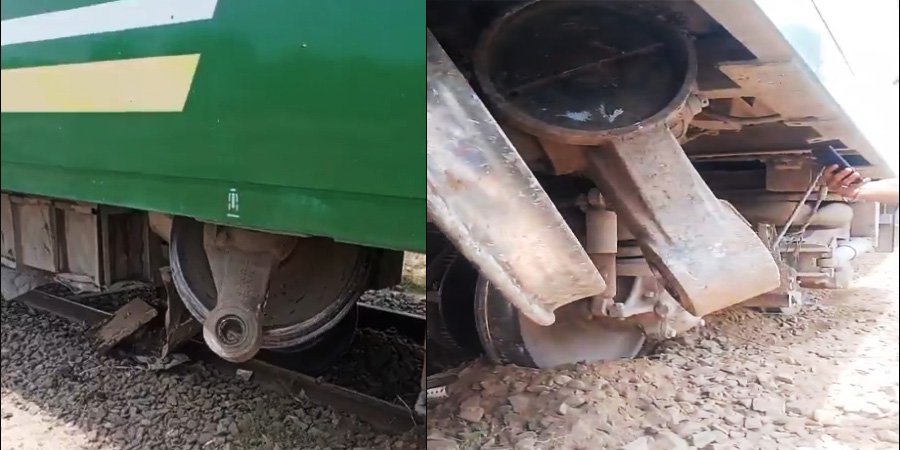 شالیمار ایکسپریس حادثہ خانیوال کے قریب بوگی پٹڑی سے اتر گئی، تمام مسافر محفوظ