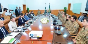وزیراعظم کا بلوچستان اپیکس کمیٹی کے اجلاس سے خطاب: بلوچستان میں آخری دہشتگرد کے خاتمے تک جنگ جاری رہے گی