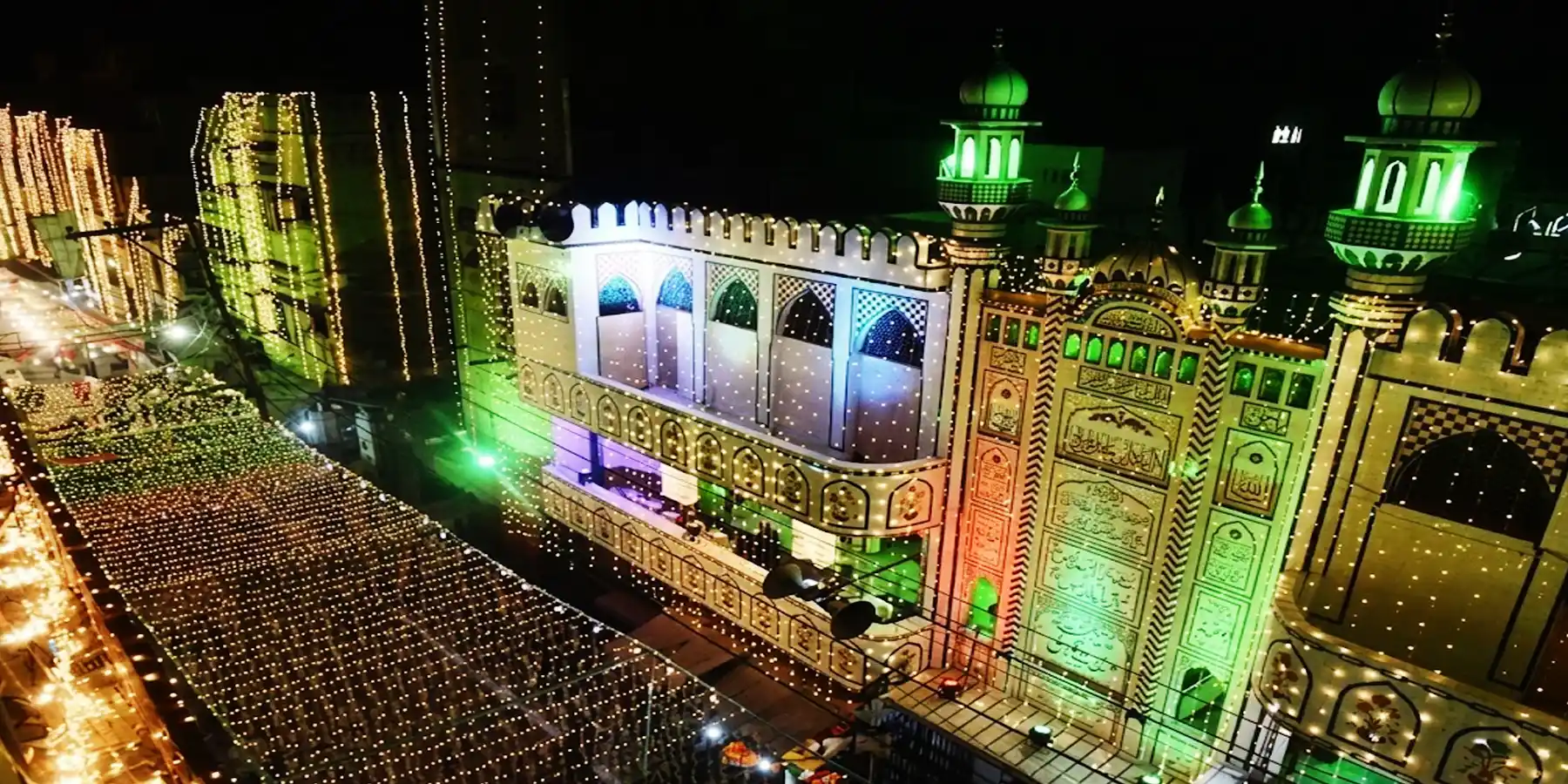 عید میلادالنبی ﷺ کے موقع پر ملک بھر میں چراغاں