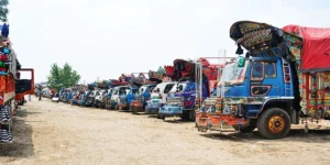 گڈز ٹرانسپورٹ ہڑتال چوتھے روز بھی جاری، مذاکرات ناکام