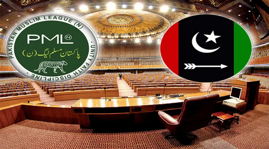 پیپلز پارٹی کی عدم شرکت سے قومی اسمبلی کا اجلاس کورم پورا نہ ہونے پر ملتوی