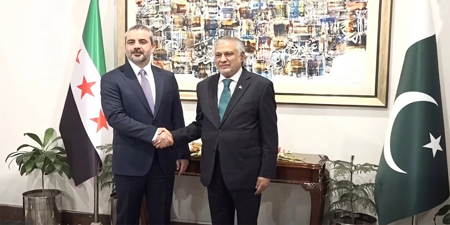اسحاق ڈار اور شامی وزیرخارجہ کی ملاقات، فلسطین، گولان اور افغانستان پر گفتگو
