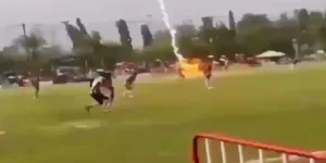 تھائی لینڈ میں آسمانی بجلی گرنے سے فٹبالر جاں بحق