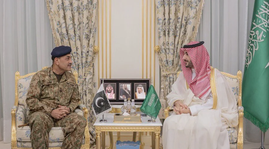 عاصم منیر کی سعودی وزیر دفاع سے ملاقات
