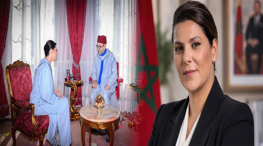 فاطمہ زہرا المنصوری مراکش کی پہلی خاتون وزیراعظم شاہ محمد ششم سے ملاقات