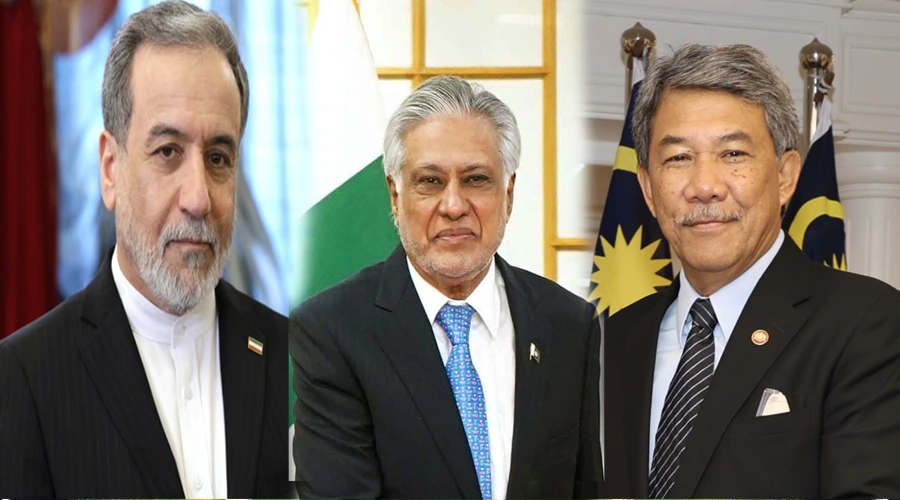 اسحاق ڈار کا ایرانی اور ملائیشین وزرائے خارجہ سے رابطہ