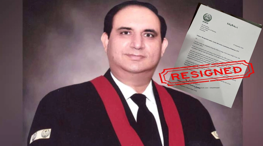 لاہور ہائی کورٹ کے جج جسٹس راحیل کامران شیخ مستعفی، فوری طور پر عہدہ چھوڑ دیا