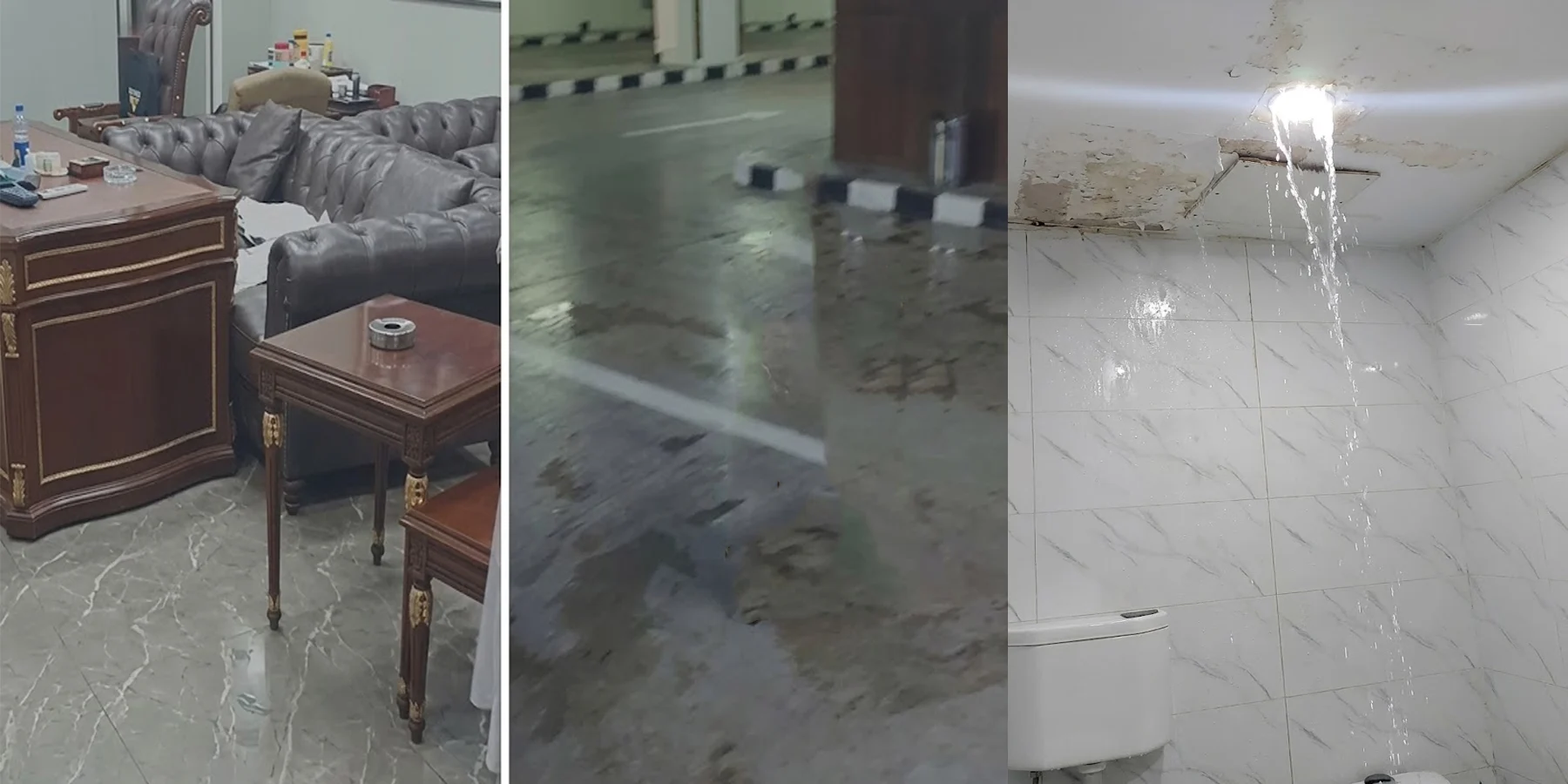 قومی اسمبلی میں فائر سیفٹی ڈرل، پانی ڈی جی میڈیا کے دفتر میں داخل