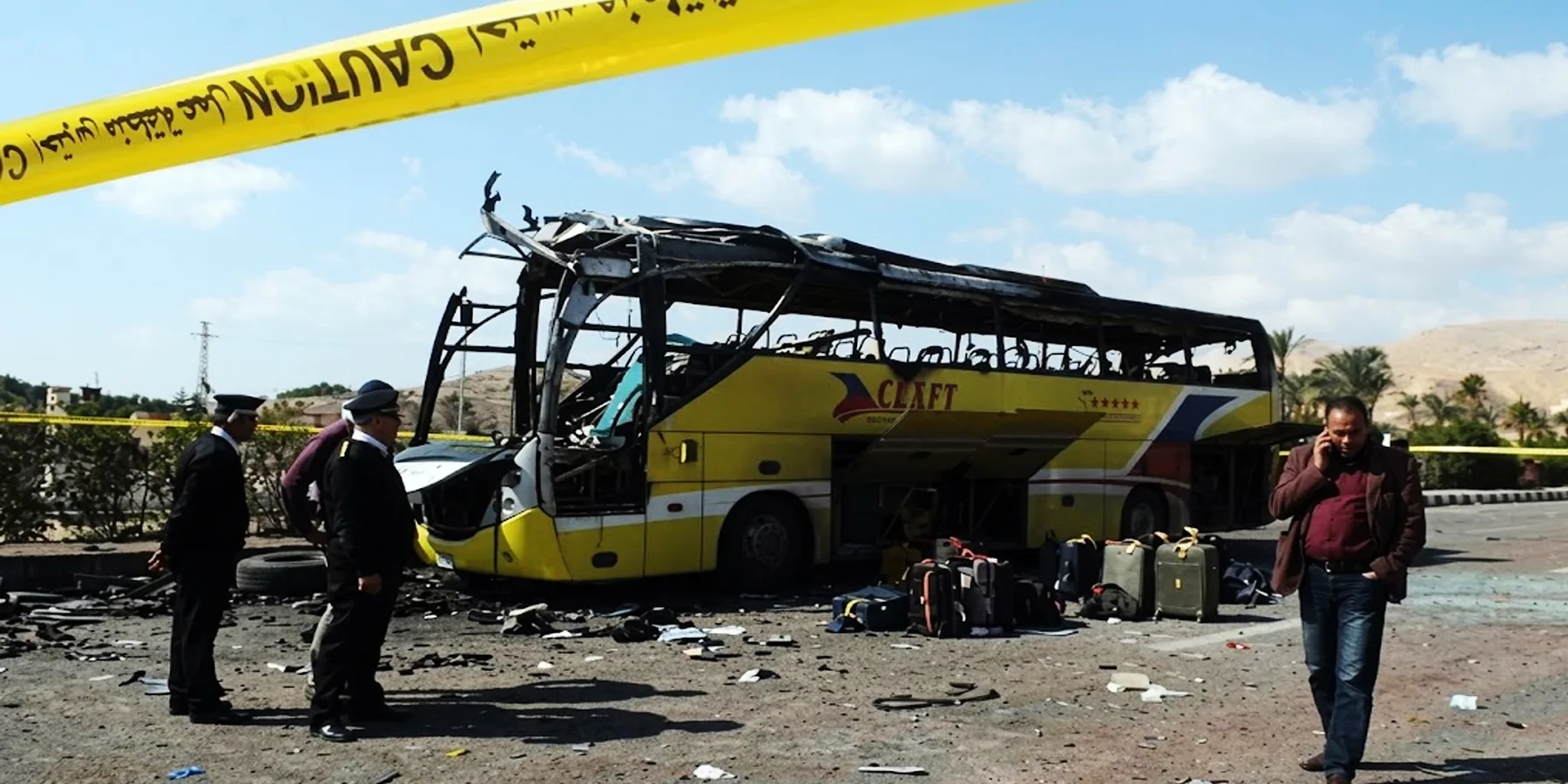 جنوبی سینائی میں بس حادثہ، 16 افراد جاں بحق اور 29 زخمی