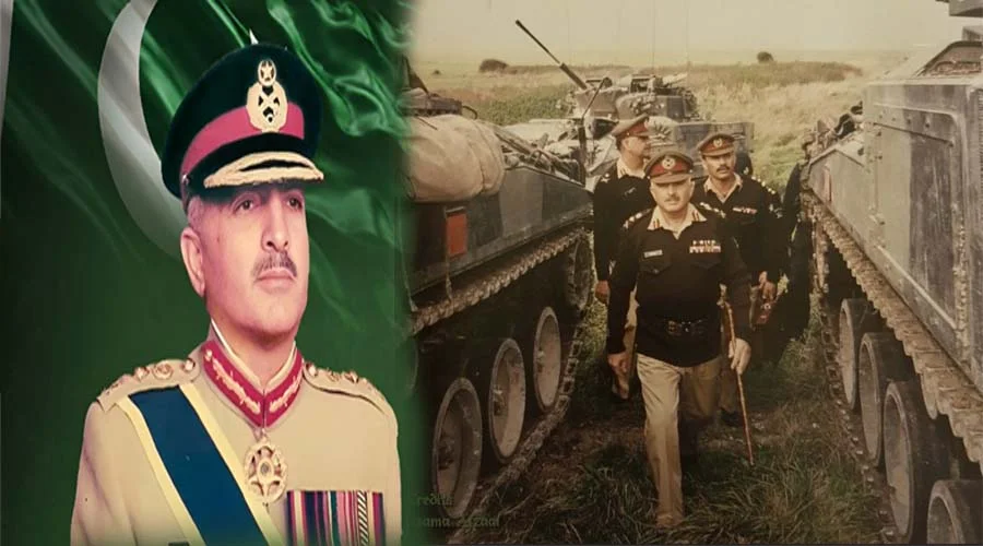 عبدالوحید کاکڑ سابق آرمی چیف پاکستان کی یادگار تصویر