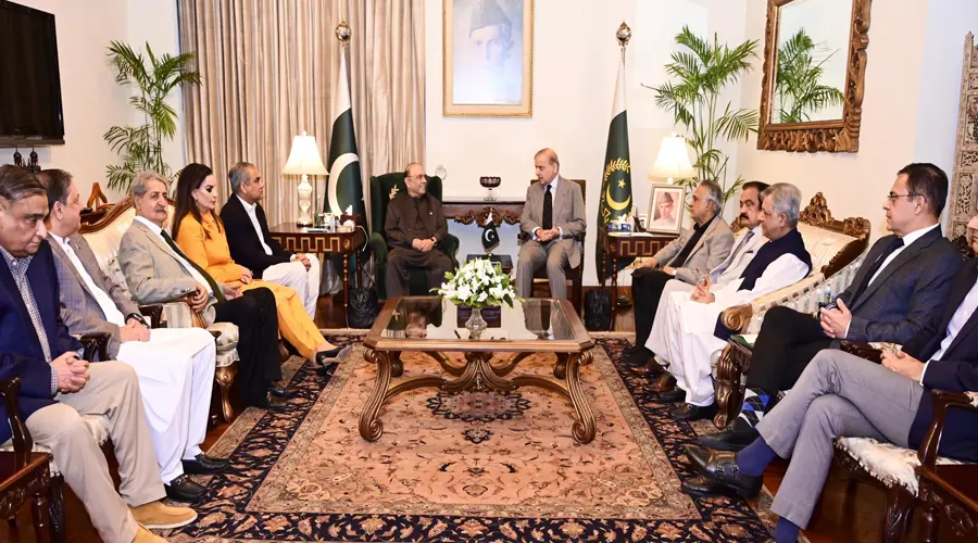 صدر آصف علی زرداری اور وزیراعظم شہباز شریف کی ملاقات میں خیبرپختونخوا کی سیاسی اور ایمرجنسی صورت حال پر گفتگو