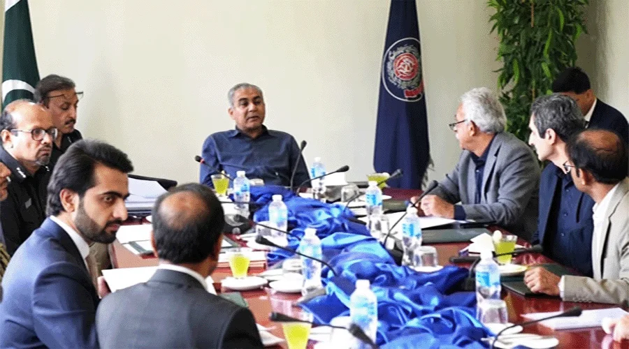 محسن نقوی نیشنل پولیس اکیڈمی دورہ ماڈل رومز معائنہ