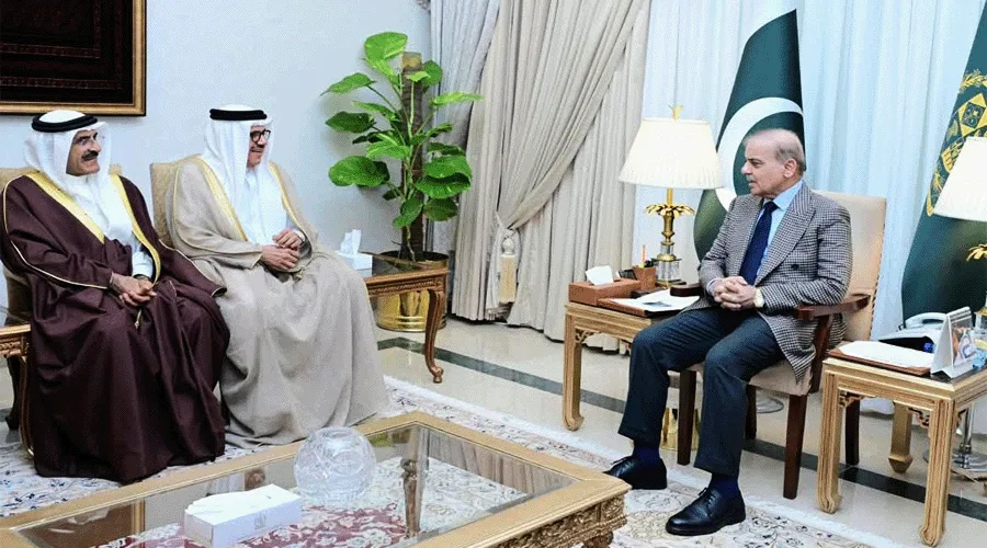پاکستان بحرین تعاون پر وزیراعظم شہباز شریف اور بحرینی وزیر خارجہ کی ملاقات