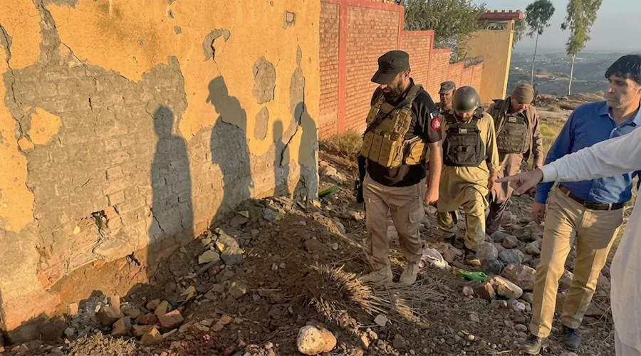 پشاور کے علاقے حسن خیل میں پولیس پوسٹ پر حملے کے بعد سکیورٹی صورتحال
