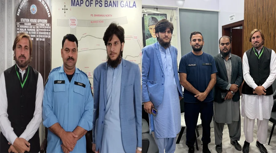 روزنامہ رئیس الاخبار کے صحافیوں کی اسلام آباد کے مختلف تھانوں کے ایس ایچ اوز سے ملاقاتیں
