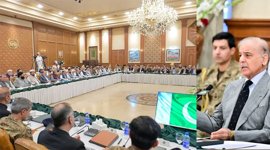 وزیراعظم شہباز شریف کی زیر صدارت پشاور میں وفاقی اپیکس کمیٹی کا اجلاس